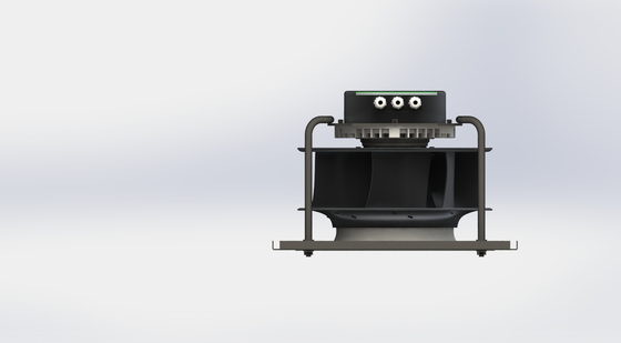 مقاومة درجات الحرارة العالية من 60°C IP54 مع شفرة 250mm EC Fan