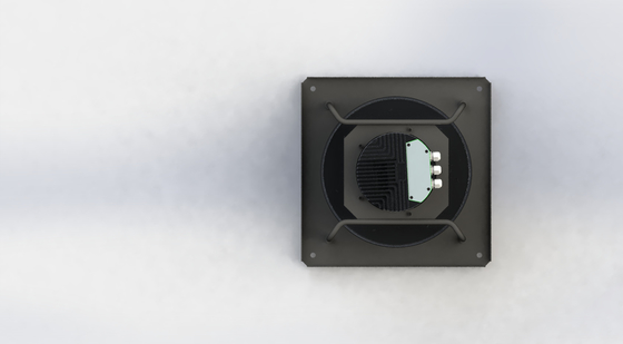مقاومة درجات الحرارة العالية من 60°C IP54 مع شفرة 250mm EC Fan