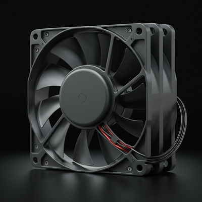 شفرة 250mm مقاومة درجة حرارة عالية من 60 °C مع الطاقة 175W المروحة المحورية