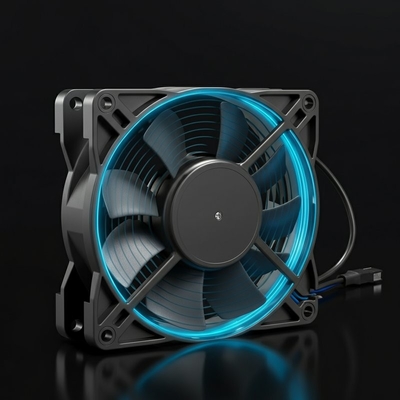 طاقة الشفرة 175mm 102W مقاومة درجة حرارة عالية من 60 °C EC مروحة محورية