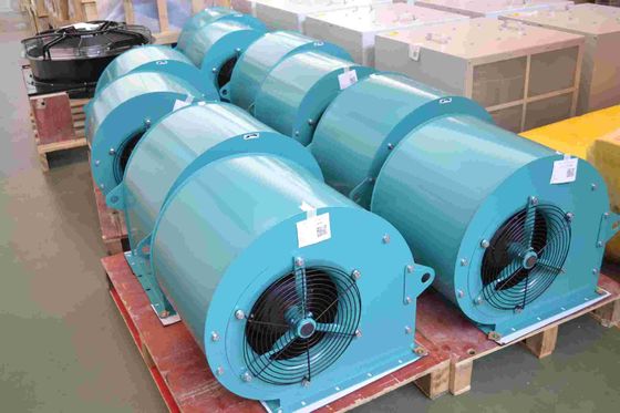 Sigle Phase 4 Pole Double Inlet 1160rpm مروحة طرد مركزي أمامية مع شفرة 7 بوصة