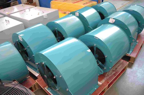 Sigle Phase 4 Pole Double Inlet 1160rpm مروحة طرد مركزي أمامية مع شفرة 7 بوصة