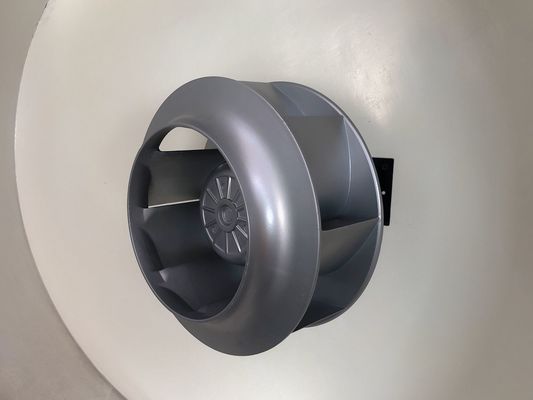 355mm منحني للخلف مروحة أحادية الطور 4 أقطاب مروحة خارجية دوار
