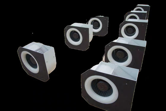 355mm مروحة طرد مركزي بمدخل واحد مع محرك دوار خارجي AC 6 Pole